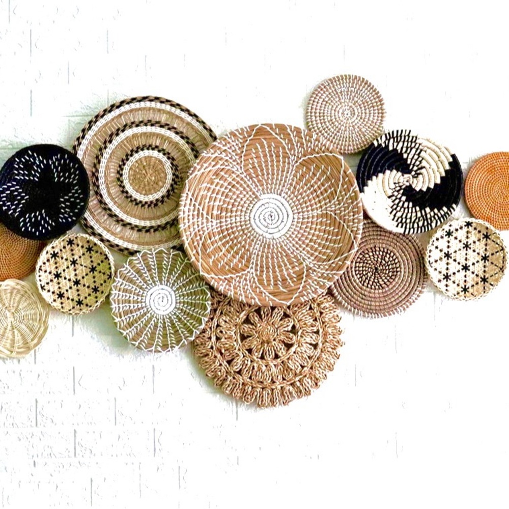 Handcrafted Woven Wall Decor Set